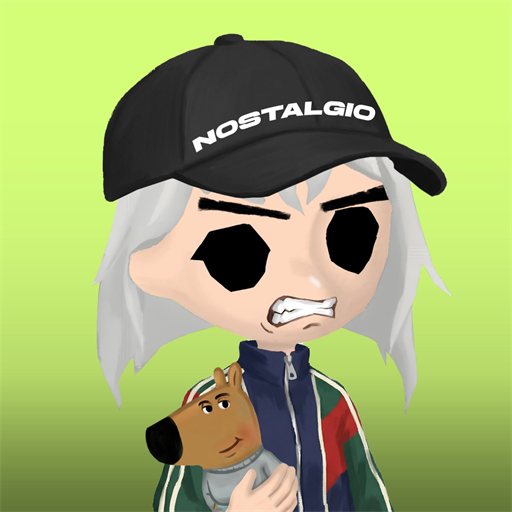 Nostalgio NFT character — money eyes